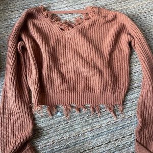 Cropped sweater